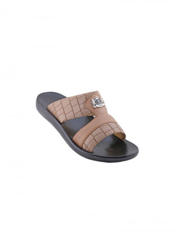 Casual Comfortable Arabic Sandals Beige