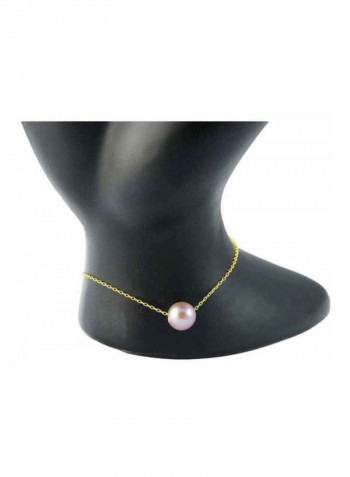 18 Karat Gold And Pearl Bracelet