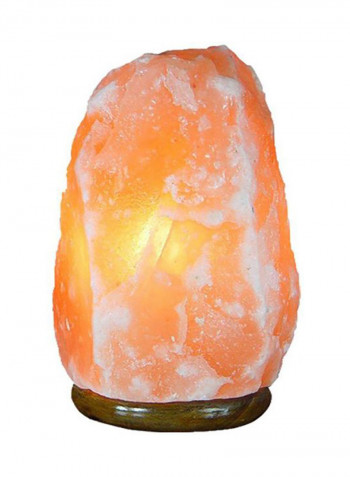 Himalayan Rock Salt Lamp Orange 9x25centimeter