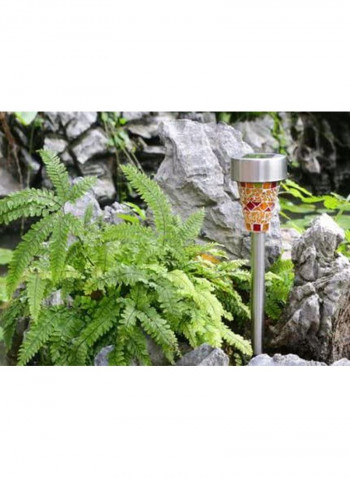 3-Piece Solar Energy Powered Decoration LED Light Multicolour 10x18centimeter