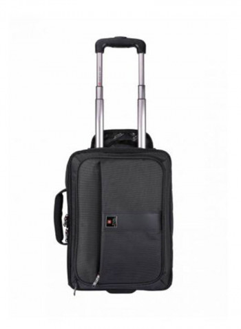 Laptop Trolley Briefcase Backpack Black