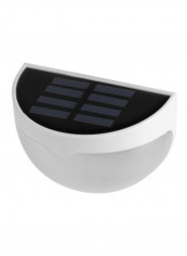 LED Solar Powered Wall Blub Lamp White 7x11centimeter