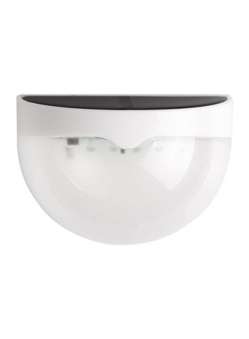 LED Solar Powered Wall Blub Lamp White 7x11centimeter