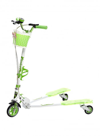 3-Wheel Bucket Detailed Scooter