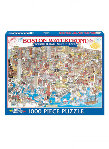 1000-Piece Boston Waterfront Jigsaw Puzzle