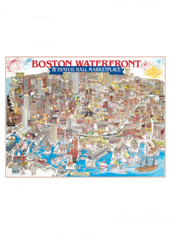 1000-Piece Boston Waterfront Jigsaw Puzzle