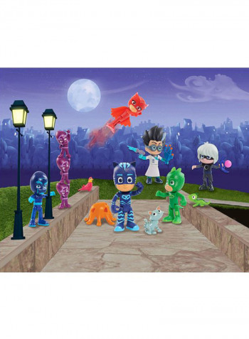6-Piece Masked Man Pajamas Action Figures Toys 6x3inch