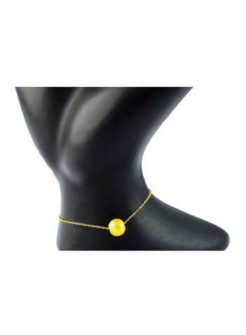 18 Karat Gold Pearl Bracelet