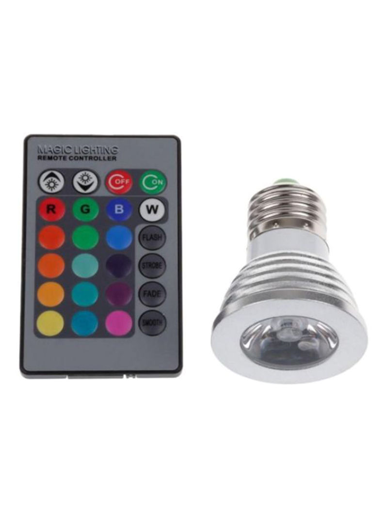 LED Bulb Spotlight Lamp Silver/White/Green 9x25cm