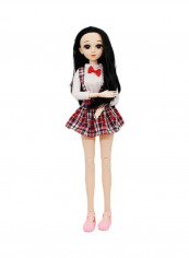 Plaid Strap Dress Up Doll 60سم