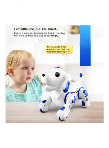 Remote Control 2.4GHz Robot Dog Puppy Intelligent Smart Interactive Singing Dancing Programmable Toys Children Birthday Gift 28.50x18.60x26.00cm