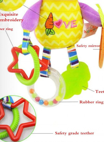 Baby Infant Rattles Plush Animal Stroller Hanging Bell Play Toy
