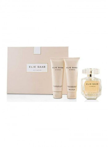 طقم هدايا لا برفان من 3 قطع EDP 90Ml, Body Lotion 75Ml, Shower Cream 75مل