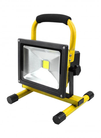 50W 3700 Lumens Rechargeable Flood Light Yellow 4x12centimeter