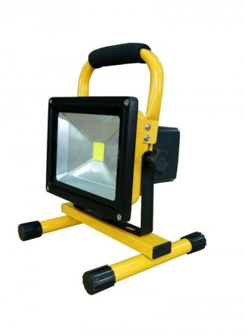 50W 3700 Lumens Rechargeable Flood Light Yellow 4x12centimeter