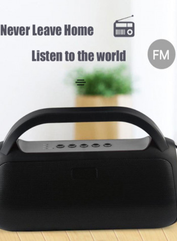 DY18 Portable Bluetooth Speaker Black