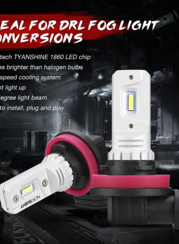 H7 6000K Daytime Running DRL Fog Light