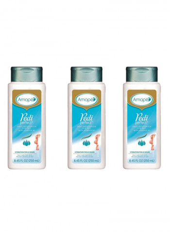 3-Piece Pedi Perfect Daily Moisturizer Set 3 x 250مل