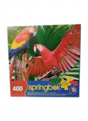400-Piece Scarlet Macaw Jigsaw Puzzle Set 33-70541