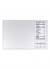 Nourish Digital Kitchen Food Scale Silver 9.25x6.1x1inch