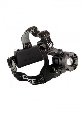 Aluminum Alloy Rotary Focusing LED Headlights White 9x12centimeter
