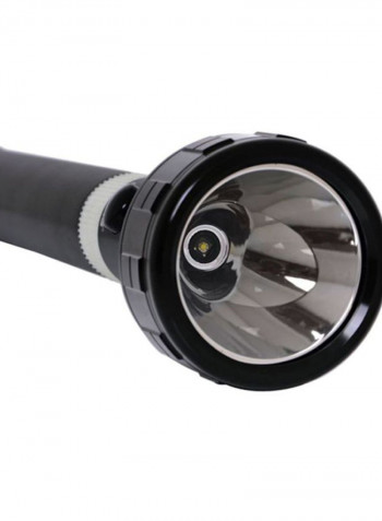 Set Of 3 Gfl4658 Rechargeable LED Flashlight Black 7x25cm
