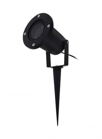 100-240V Snowflake Projector Light Black 13x14centimeter
