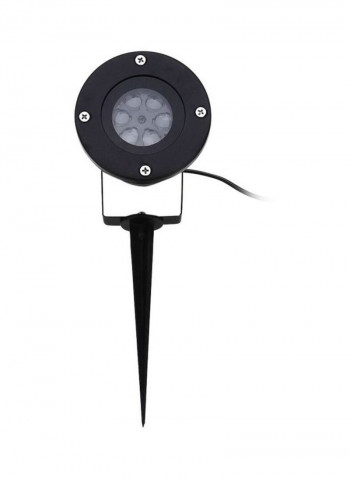 100-240V Snowflake Projector Light Black 13x14centimeter