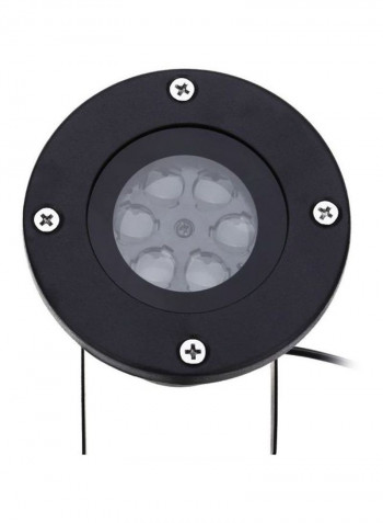 100-240V Snowflake Projector Light Black 13x14centimeter