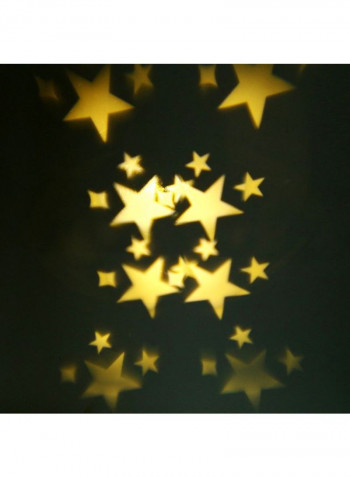 100-240V Snowflake Projector Light Black 13x14centimeter