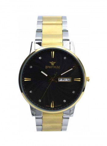 Men's Challenger Stone Studded Analog Watch S12537m-4