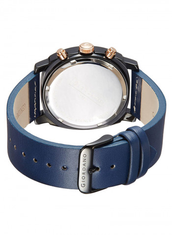 Men's Leather Analog Watch 1751-05