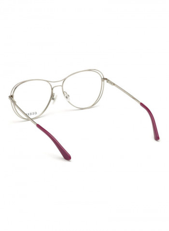 Women's Comfortable Aviator Design Eyeglass Frame - Lens Size: 57 mm