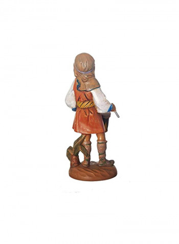 Nativity Figure Brown/White/Blue 7.5inch