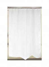 Waffle Weave Shower Curtain White 6x6feet