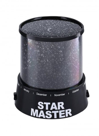 Star Sky Starry Night Light Black/Yellow/Purple 8x19centimeter