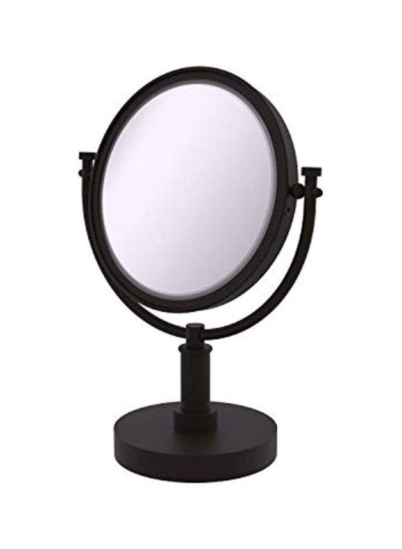 Table Mirror With 3x Magnification Black/Clear 15inch