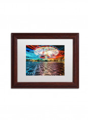 Twister 2 Wooden Framed Wall Art multicolour 11 x 14inch