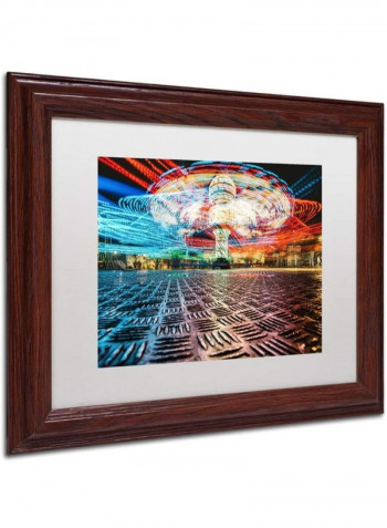 Twister 2 Wooden Framed Wall Art multicolour 11 x 14inch
