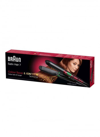 Satin Hair 7 Straightener Red/Black