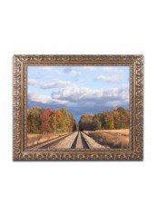 Wellington Tracks Wall Art Multicolour 11 x 14inch