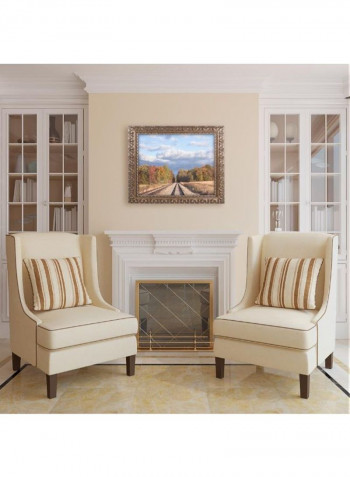 Wellington Tracks Wall Art Multicolour 11 x 14inch