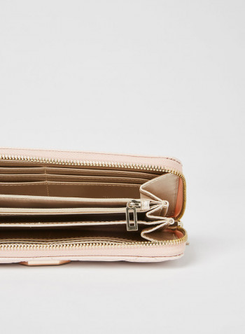 Dilla Zip Around Wallet Blush