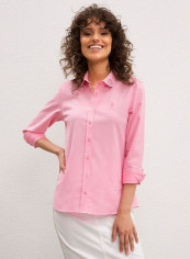 Dobby Pattern Shirt Pink