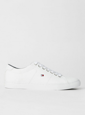 Essential Leather Sneakers White