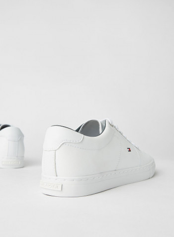 Essential Leather Sneakers White