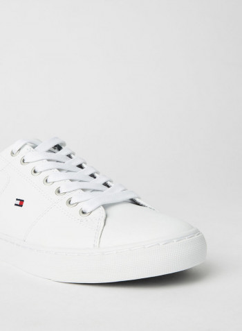 Essential Leather Sneakers White