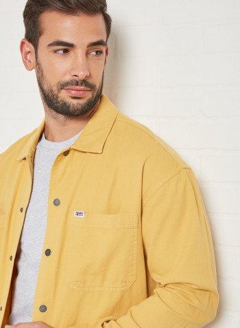 Lightweight Slub Shirt Dusty Gold