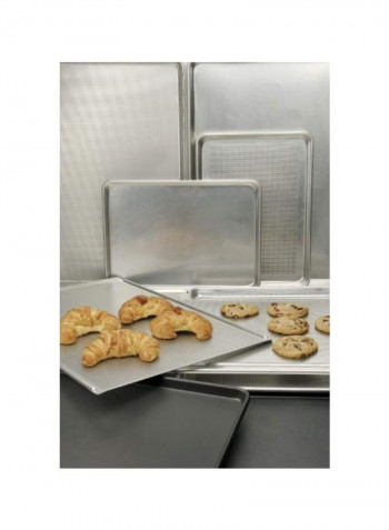 Aluminum Bottom-Sheet Pan Silver 18x26x1inch