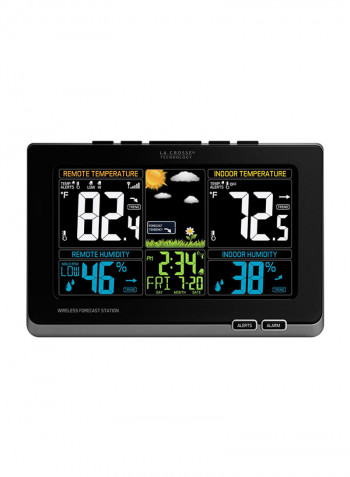 Wireless Weather Station With Mold Indicator Grey/Black 8.3 x 1 x 5.5inch